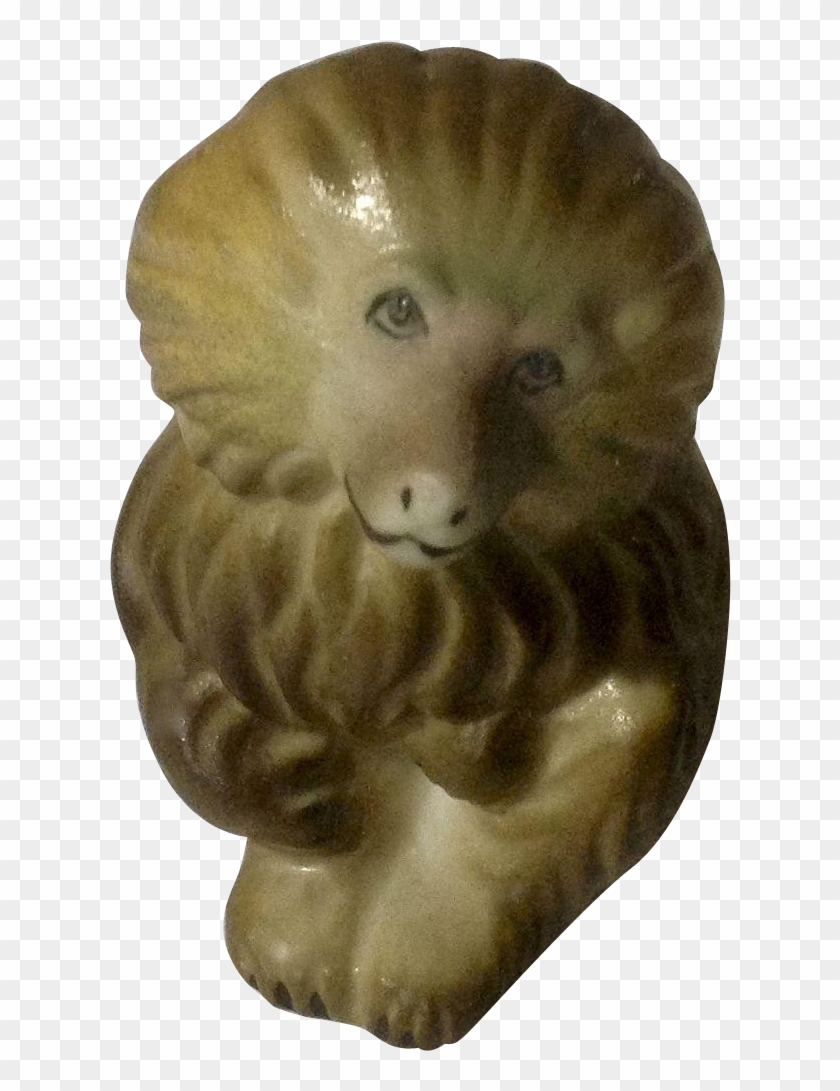 Vintage Rare Baboon Monkey Bone China Miniature Figurine - Figurine #927528