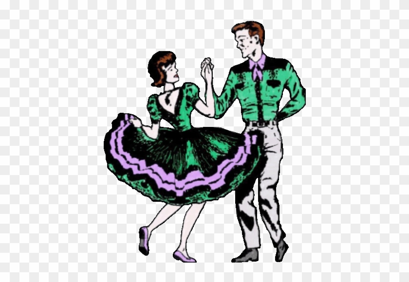 Square Dance Clip Art Pg - Free Clipart Square Dancers #927622