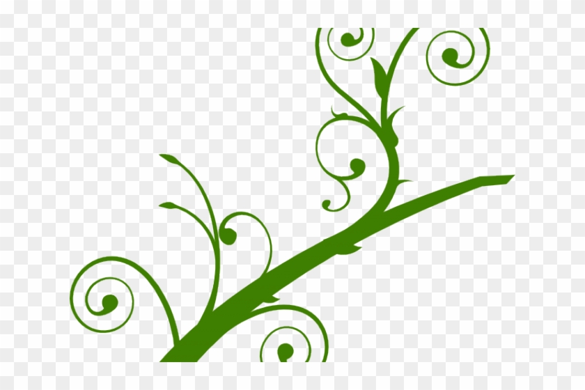 Green Branch Cliparts - Tree Branch Clip Art #927641