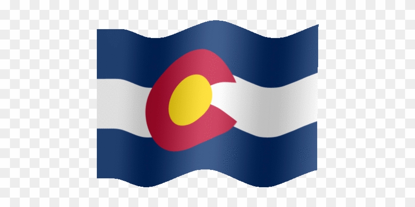 Colorado Clipart Colorado Flag Clipart - Colorado Flag Waving Animation #927657