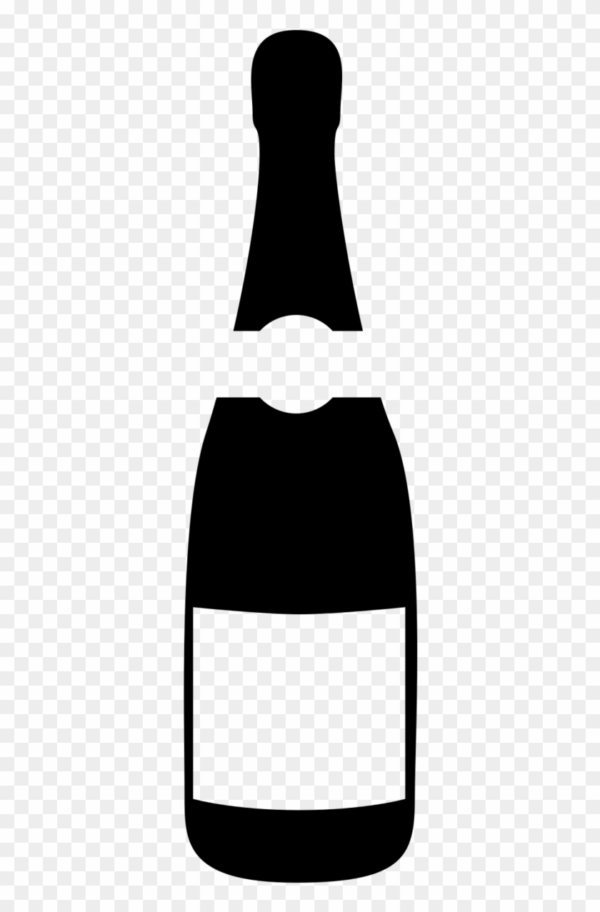 Liquor Clipart Spilled Beer Bottle - Champagne Bottle Icon Png #927676