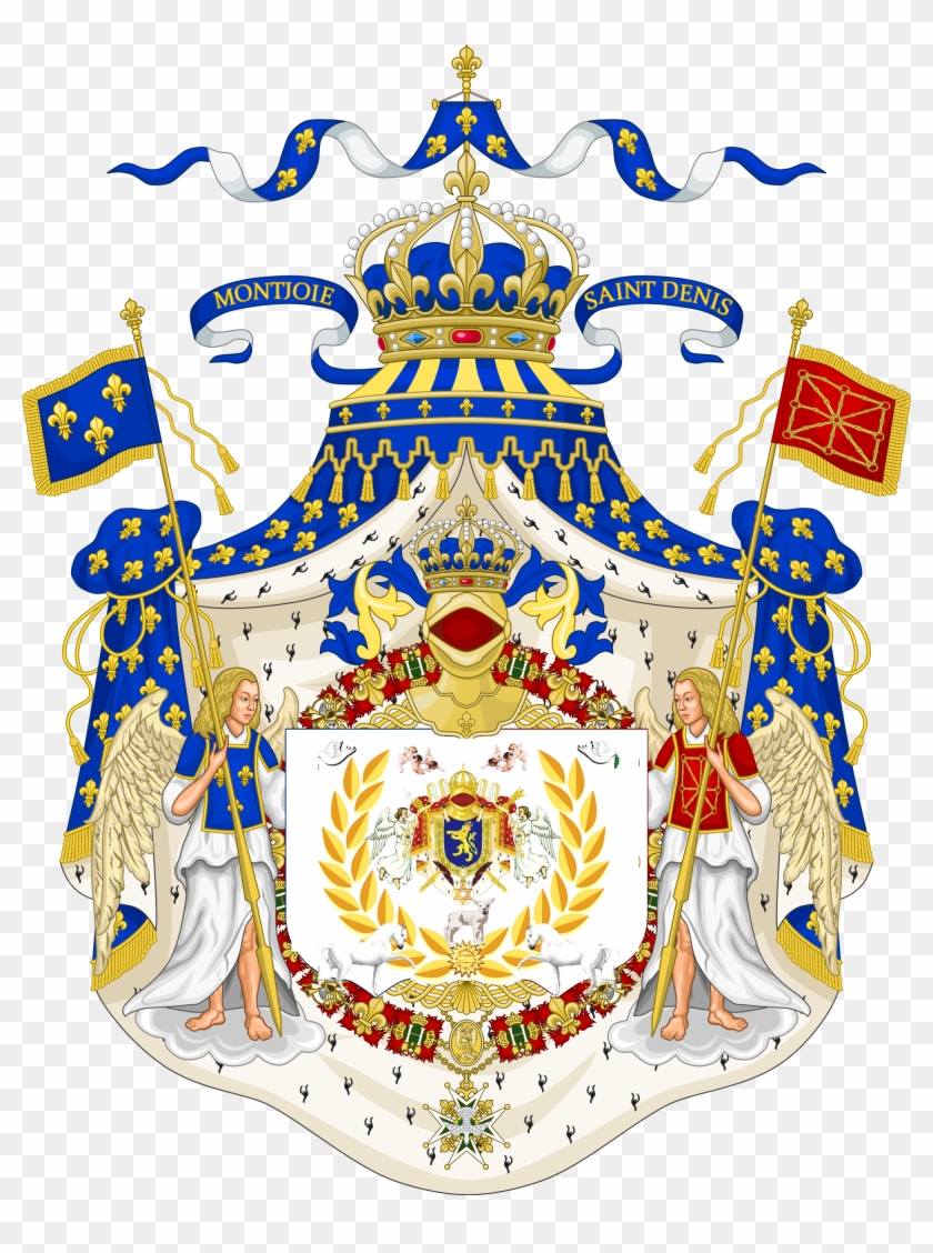 Grand Royal Coat Of Arms At Rest Son Altesse Royale - Coat Of Arms Of France #927681