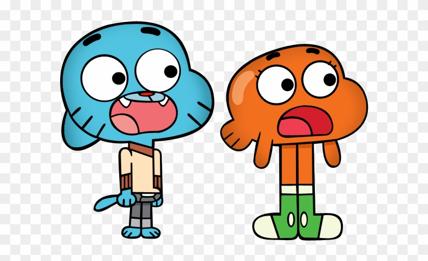 Png To Vector Image Gumball And Darwin Shocked Vector - Imagenes De Gumball  Y Darwin - Free Transparent PNG Clipart Images Download
