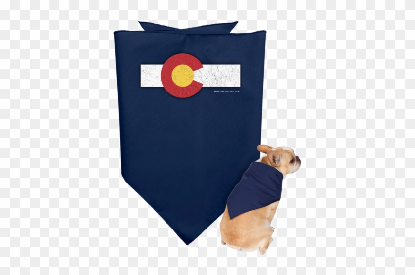 Granite Colorado State Flag Doggie Bandana - Customcat 3905 Doggie Bandana #927705