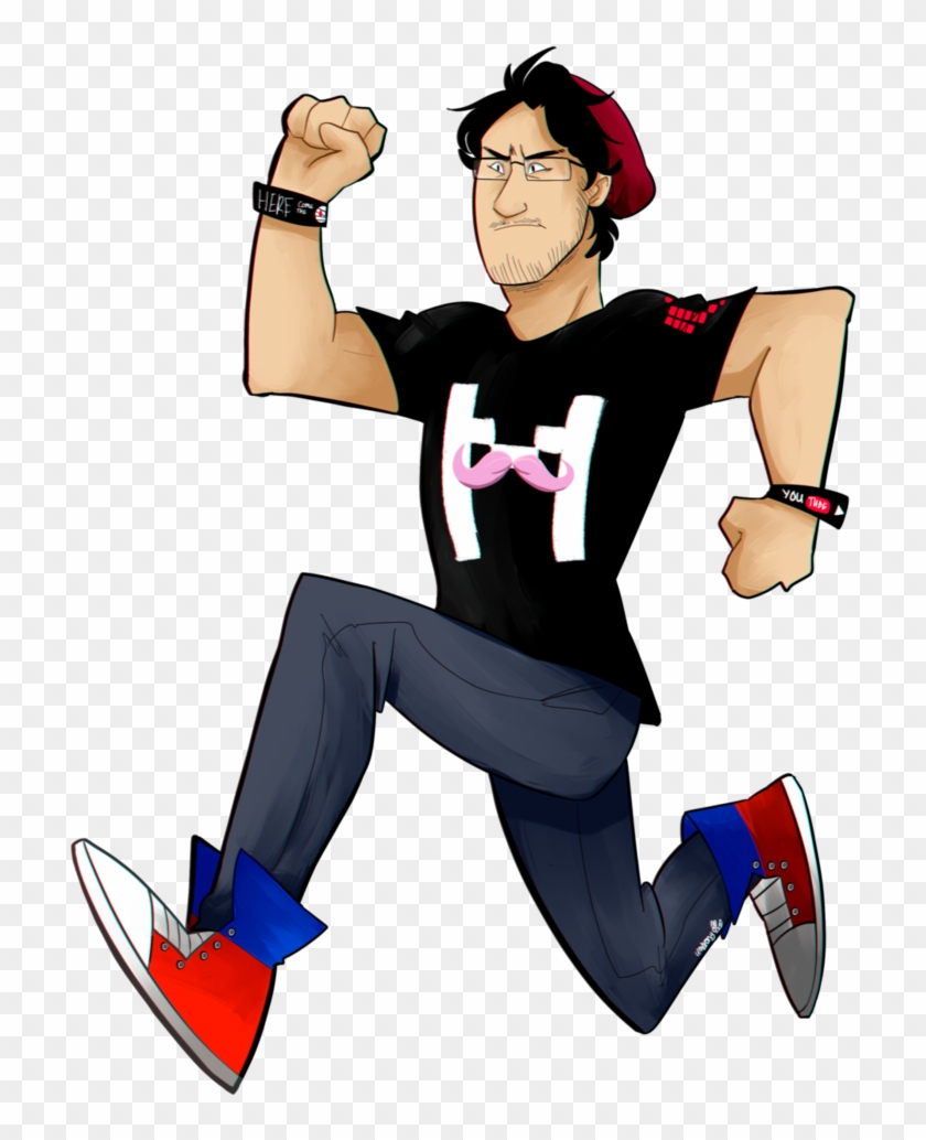 Fuk Hte Police By Umbrony - Running Markiplier Fan Art #927711