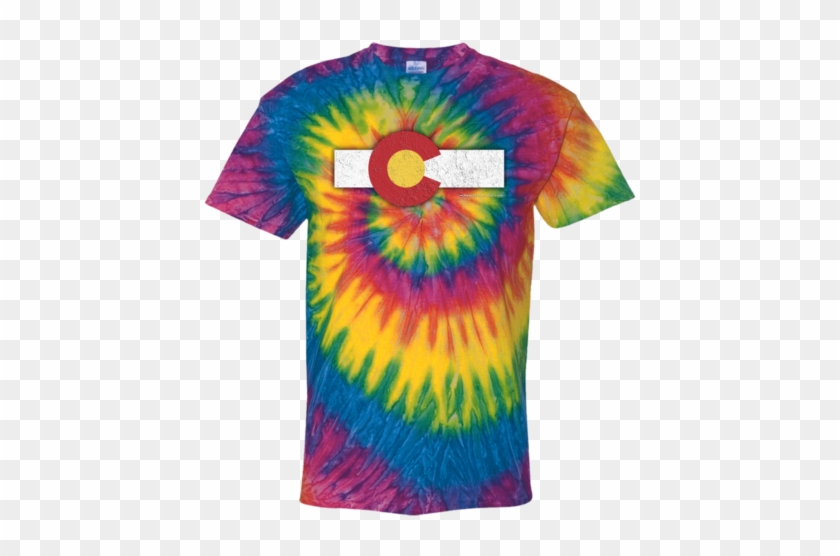 Granite Colorado State Flag Youth Tie Dye T-shirt - Tie Dye A Shirt #927722