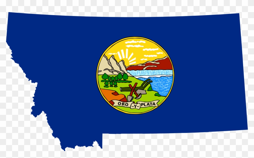 Colorado Flag Facts Maps Points Of Interest Montana - Montana Flag Map #927743