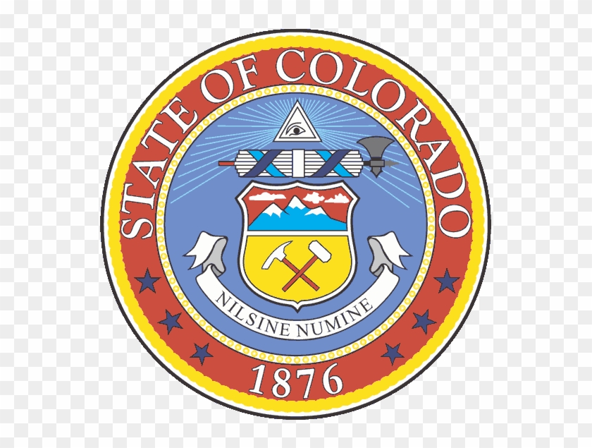 Colorado State Seal Vector - Colorado Seal Throw Blanket #927809