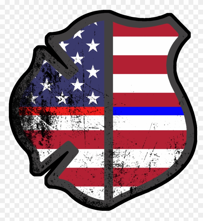 American Fire Police Decal American Responder Designs - Crest #927819