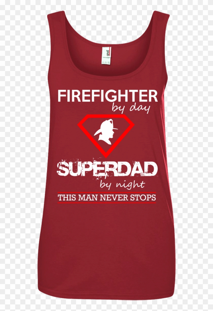 Firefighter Superdad Tank Top - Shirt #927886