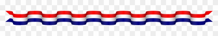 Free Red White And Blue Ribbon Png - Clip Art #927947