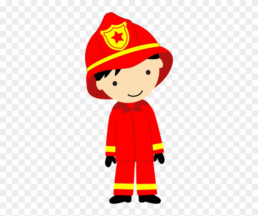 Firefighter Clip Art At Clker - Clipart Bombeiro #927992