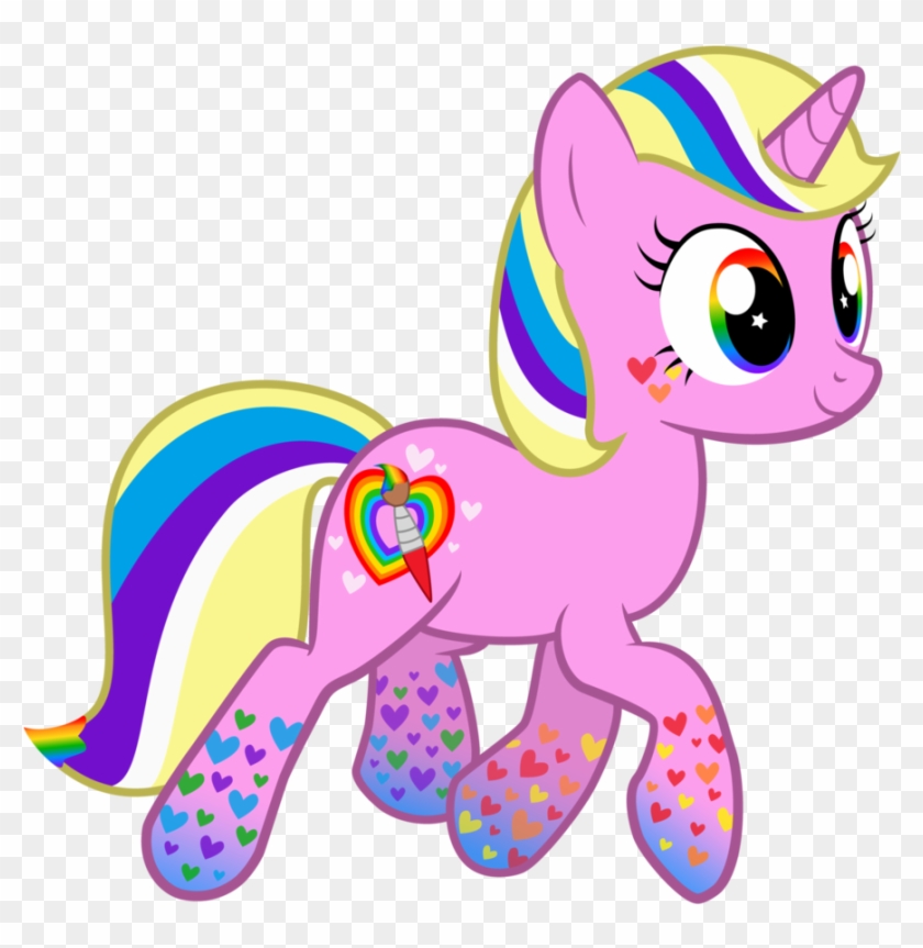 Rainbow Power Rainbow Heart By Lost Our Dreams - Princess Luna #928104