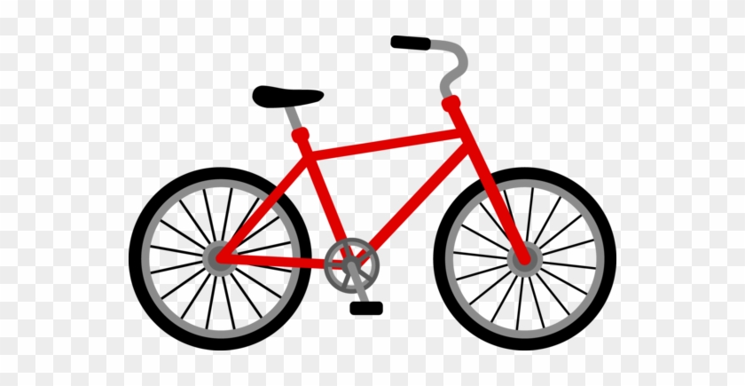 Free Clip Art Of A Red Bicycle - Red Bike Clipart #928162