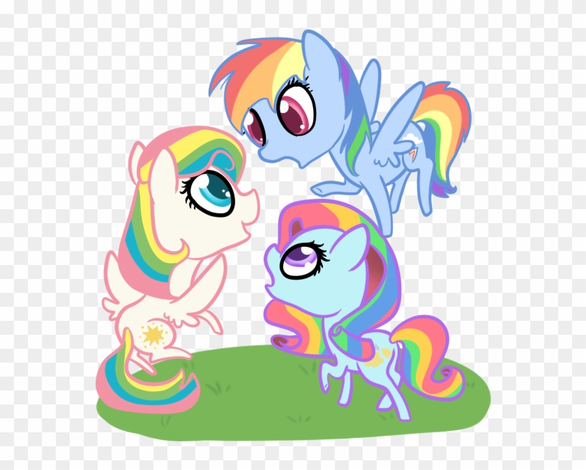 Rainbow Ponies By Otterlore - Cartoon #928174