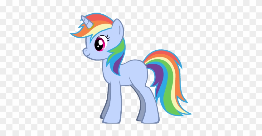Unicorn Rainbow Dash By Katmares - Rainbow Dash #928211