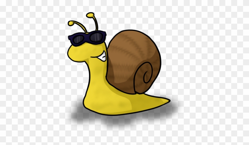 Snail With Glasses By Comic-ray - Cartoon Snail With Glasses #928282