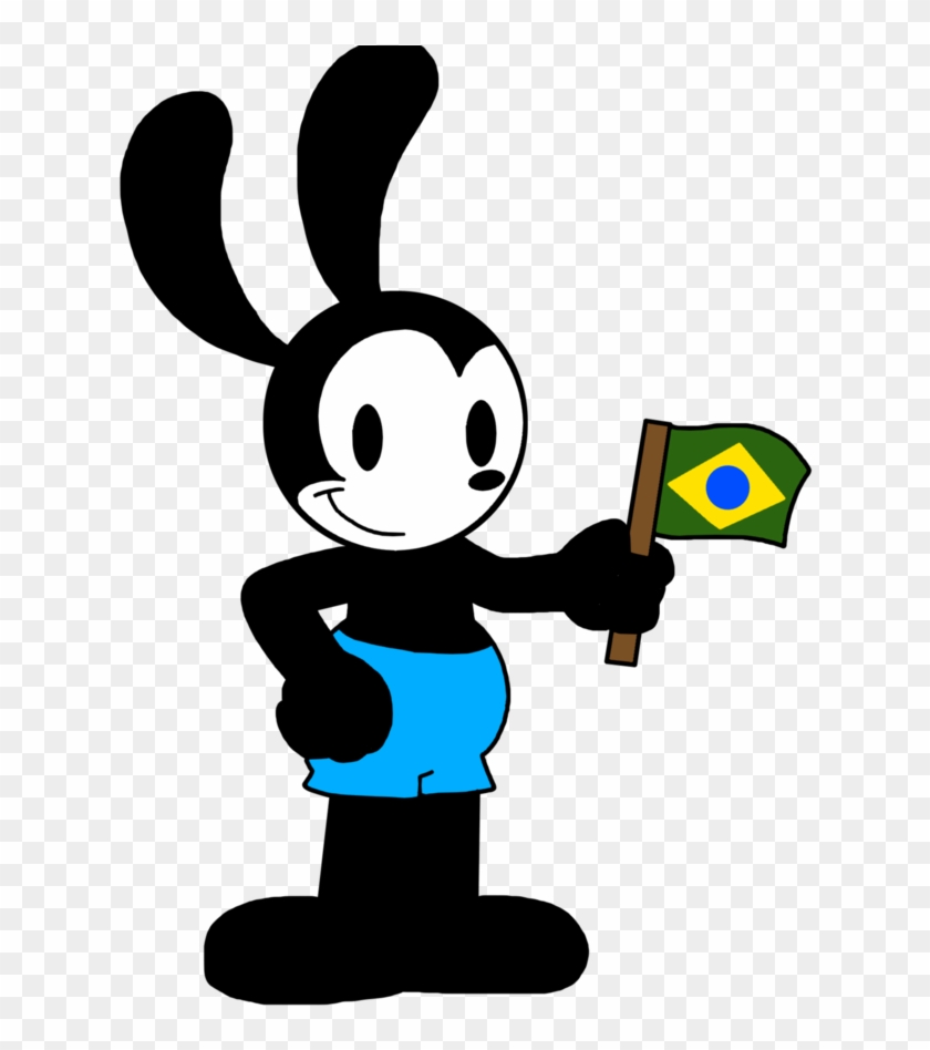 Oswald With Brazil Flag By Marcospower1996 - Cream #928354