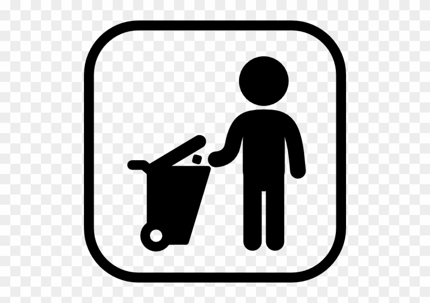 Use Dust Bin Sign Free Icon - Dust Bin Sign #928373