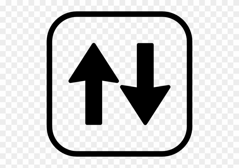 Elevator Arrows Free Icon - Two Way Street Sign #928413