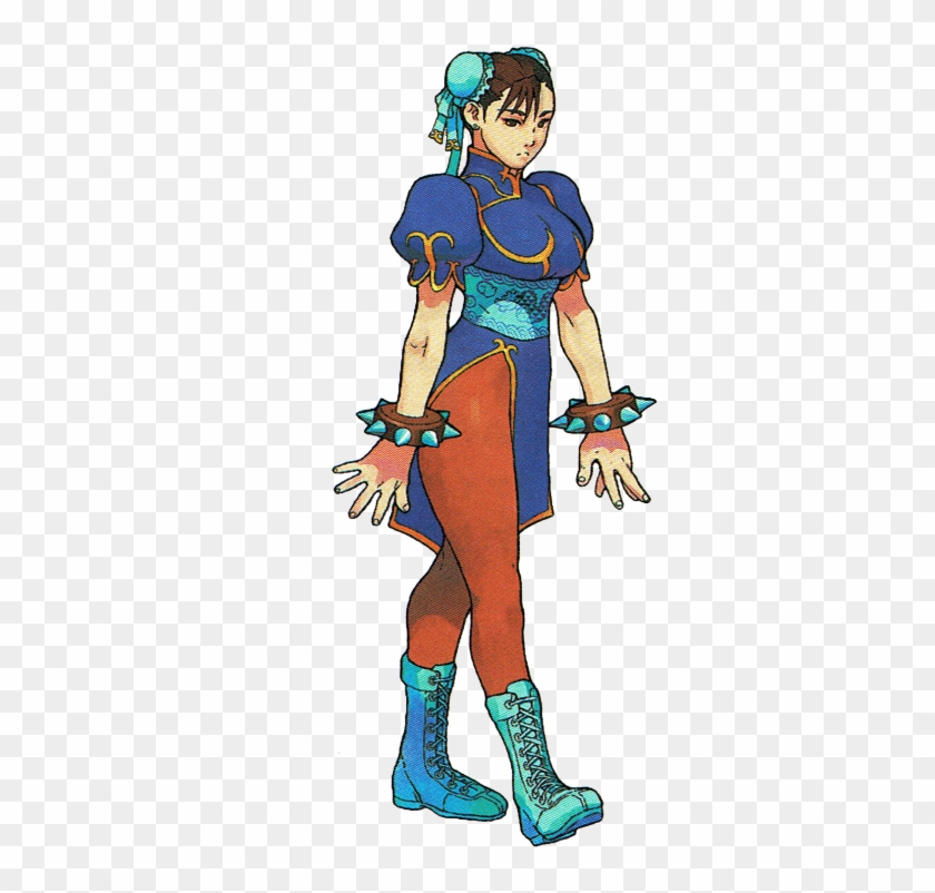 Chun Li From Street Fighter Ex Plus Alpha [the Video - Sf20 The Art Of Street #928465