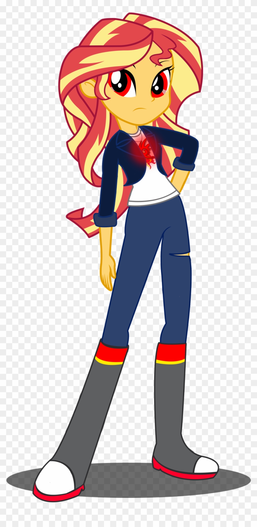 Dark Clipart Red Eyes - Sunset Shimmer Red Eyes #928478