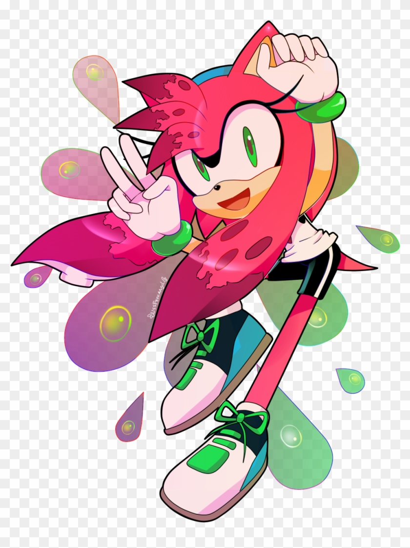 Amy In Style Of Splatoon2 - Amy Rose Splatoon #928499