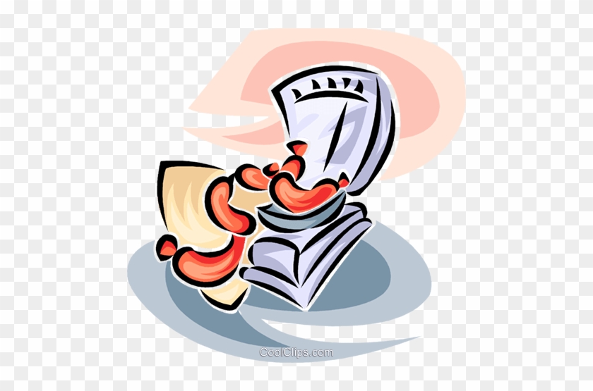Sausage Weighed On A Store Scale Royalty Free Vector - Clip Art #928562