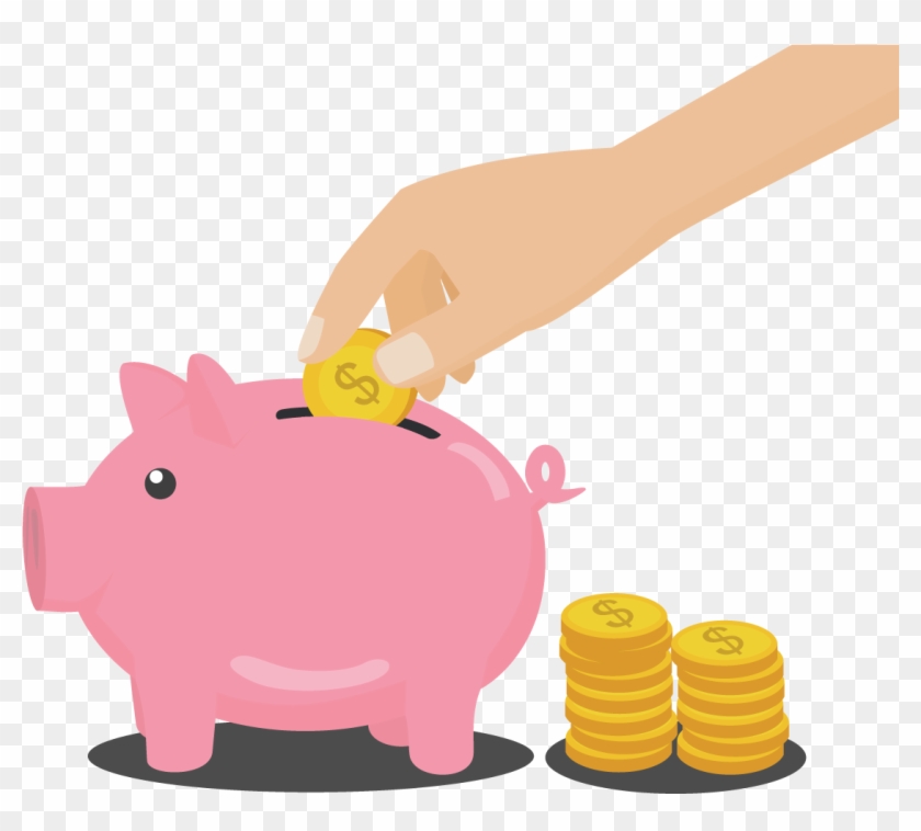 Money Piggy Bank - Piggy Bank Png #928629