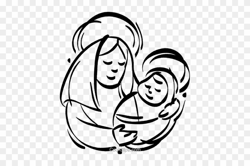 Mother And Baby Clipart Mary Mother - Mother And Baby Clipart Mary Mother #928646