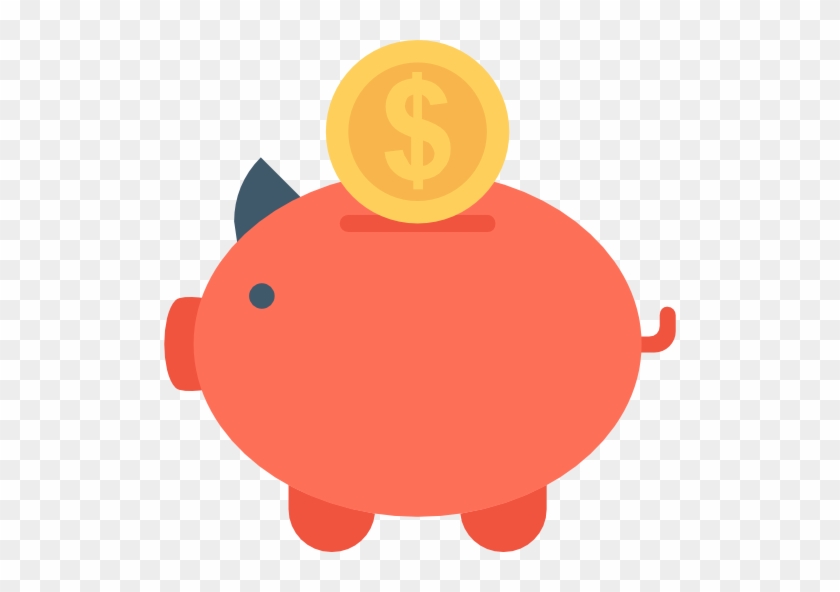 Piggy Bank Free Icon - Piggy Bank Icon Png #928689