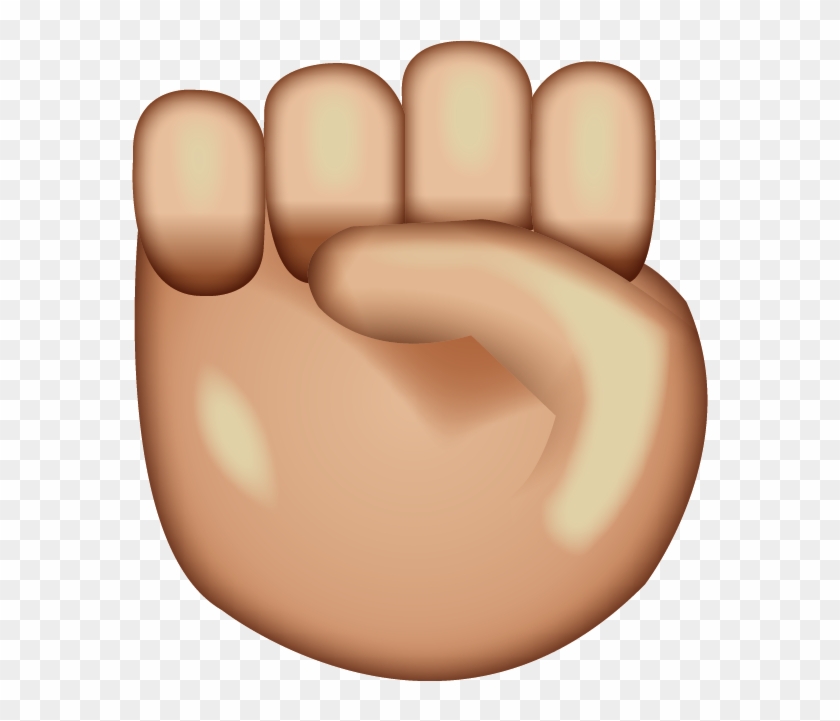 Picture Of Fist - Raised Fist Emoji Png #928811