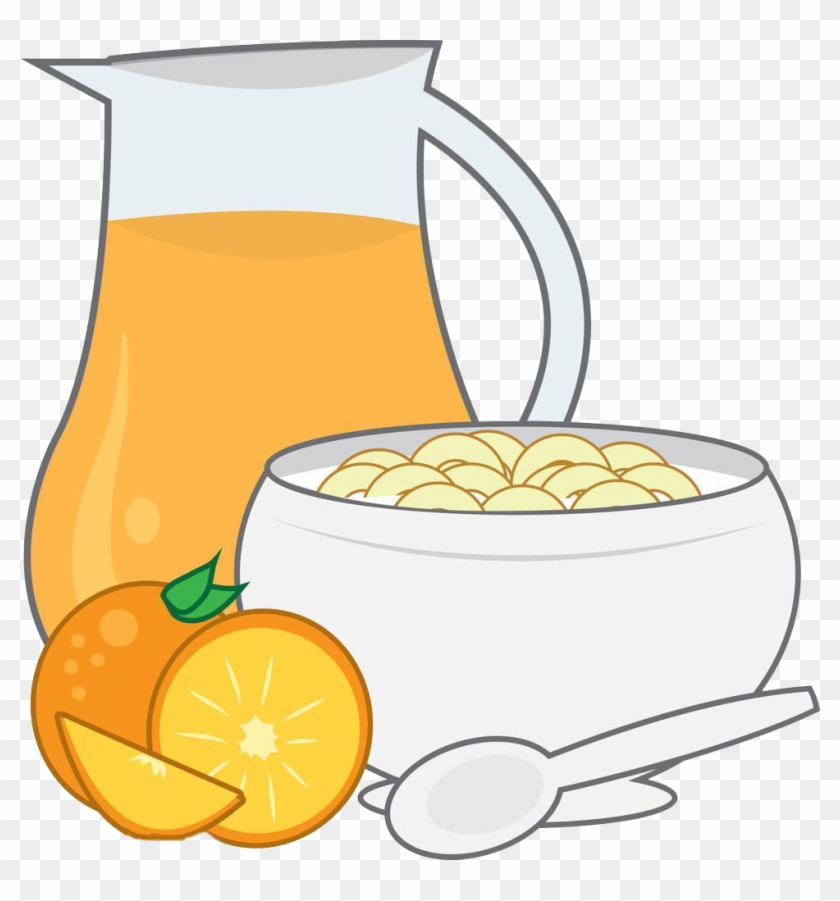 Orange Juice Breakfast Milk Toast Clip Art - Cereal #928903