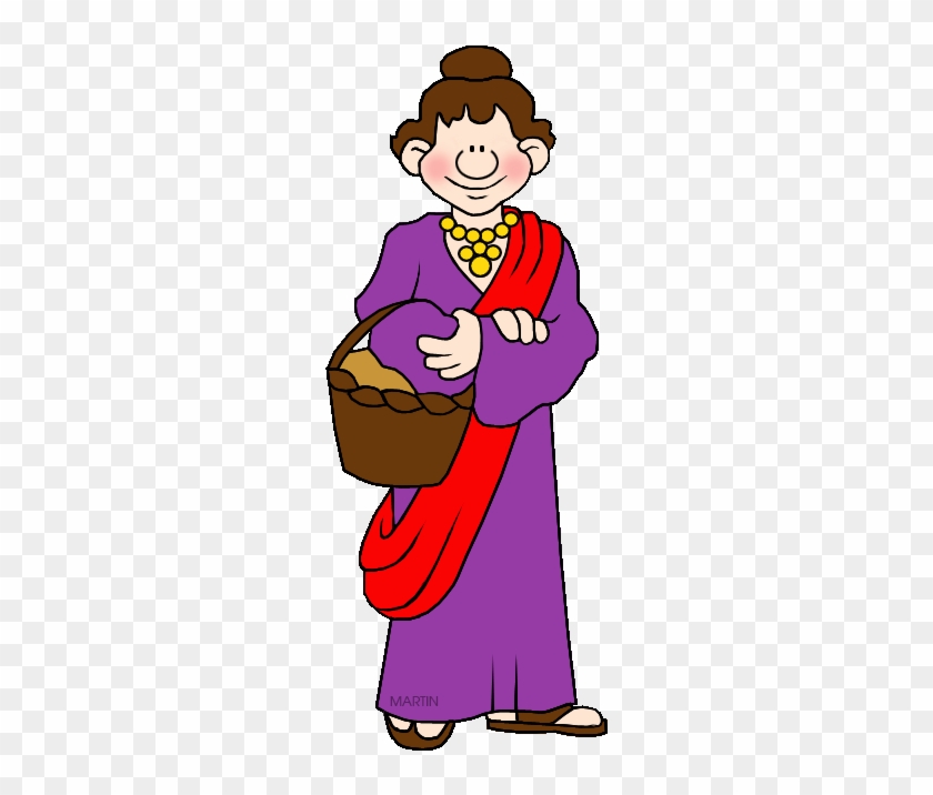 Colonial Woman Cooking Clipart