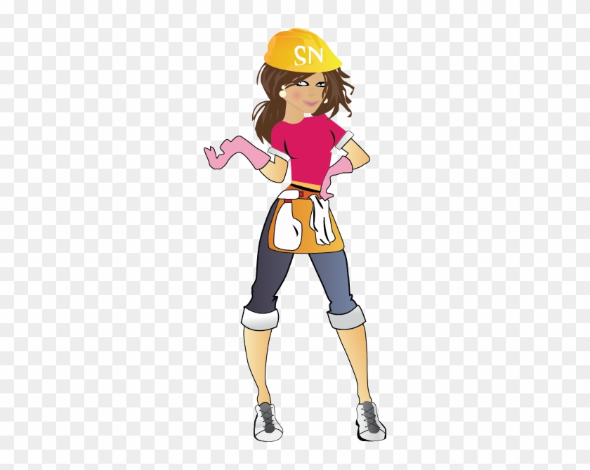 Feminine, Modern, Cleaning Service Illustration Design - Cleaning Ladies Cartoons #928954