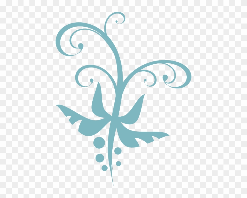 Blue Swirls Svg Clip Arts 462 X 594 Px - Quinceanera Clip Art #929053