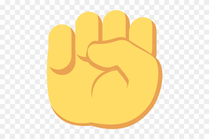 Raised Fist Emoji Emoticon Vector Icon - Significado Emoji Mao Fechada #929216