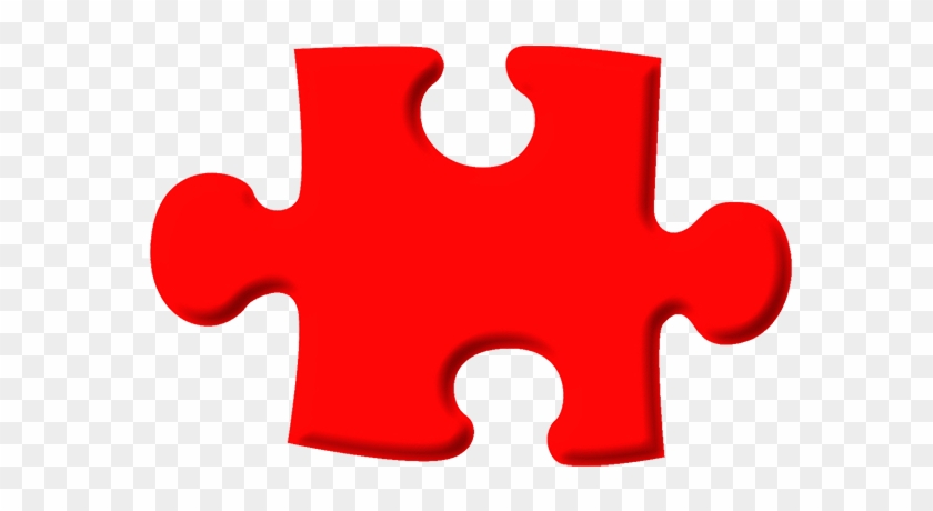 Red Jigsaw - Puzzle Pieces Clip Art #929232