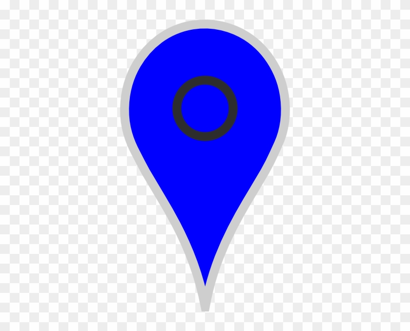 How To Set Use Google Map Pointer Blue Svg Vector - Place Marker Clip Art #929252