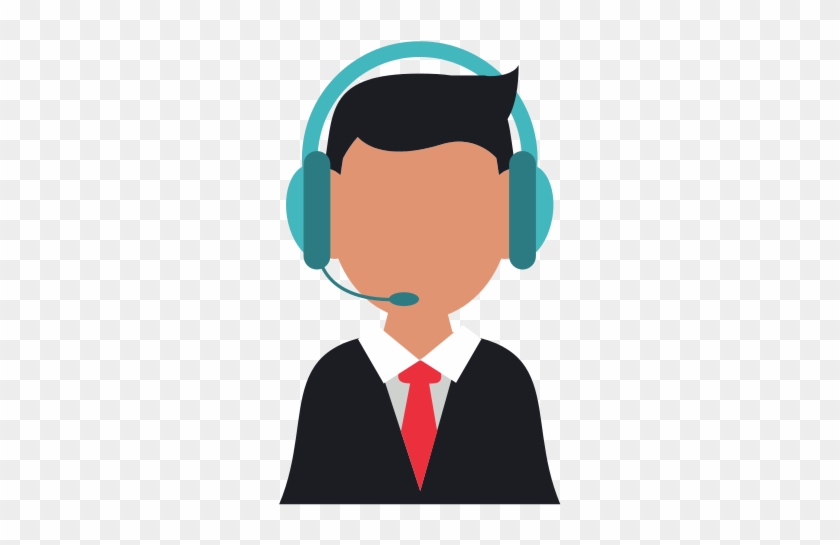 Man Call Center - Vector Graphics #929338