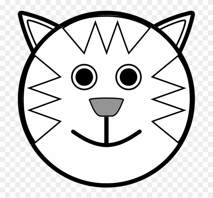 Cat Face Coloring Page #929426