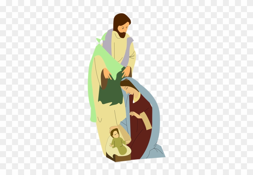 Nativity Vector Graphics - Nativity Scene Clip Art #929476