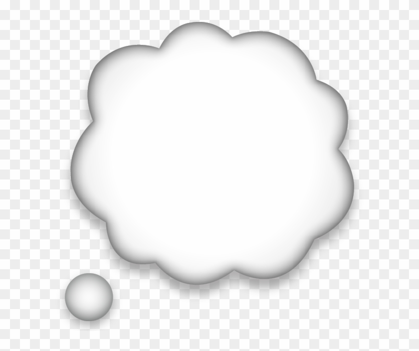 Thought Speech Bubble Emoji - Thinking Bubble Emoji Png #929573