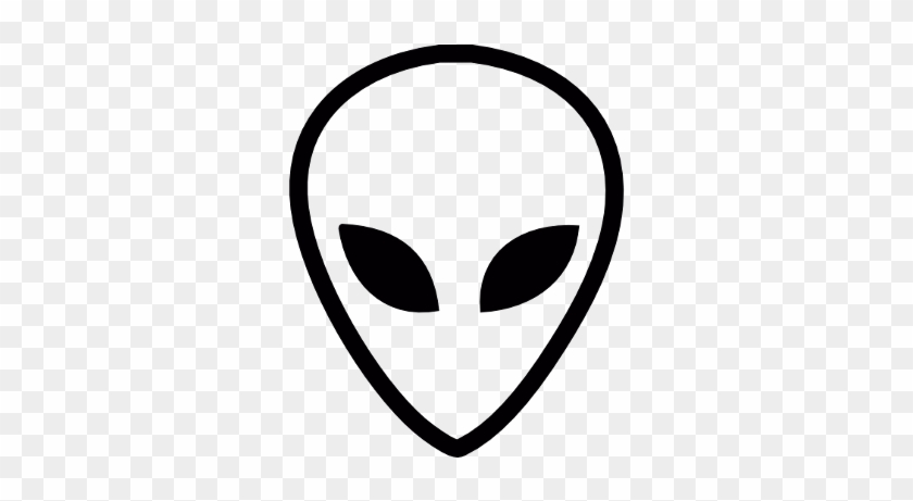 Alien Head Vector - Alien Svg #929637