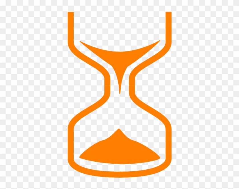 Orange Hourglass Clip Art At Clker - Hourglass Clipart Orange #929654