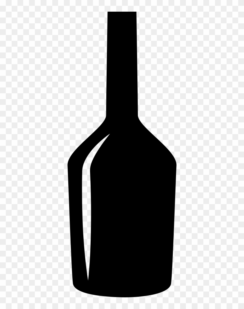 Black Wine Bottle Glass Shape Comments - Vase #929827