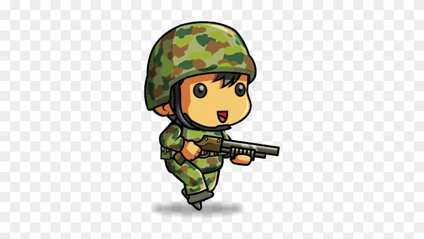 Tiny Soldier - Army Cartoon #929879