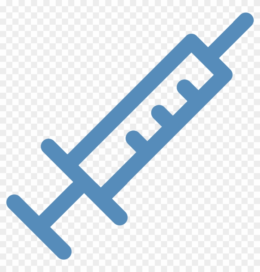 Syringe Hypodermic Needle Injection Clip Art Blue Syringe - Hypodermic Needle #929975