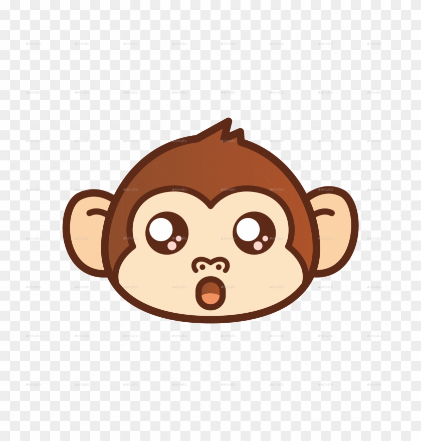 Cute Monkey Emoticon - Icon #930031
