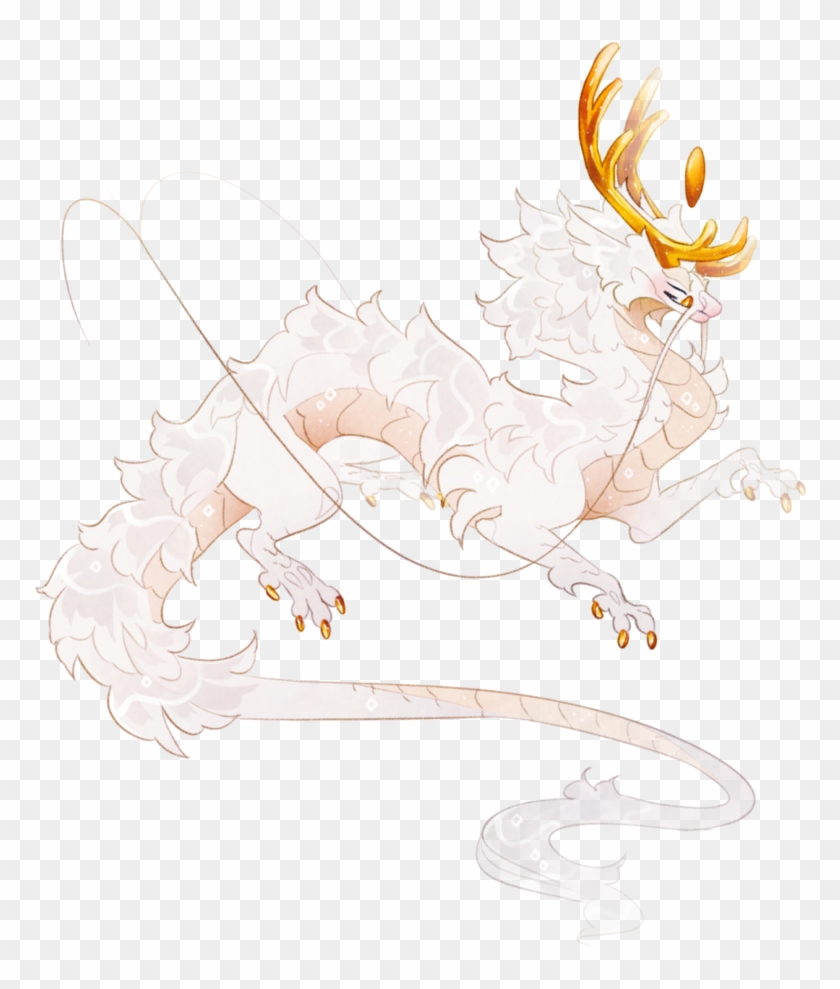 Golden And White Dragon By Shegoran - White Dragon #930090